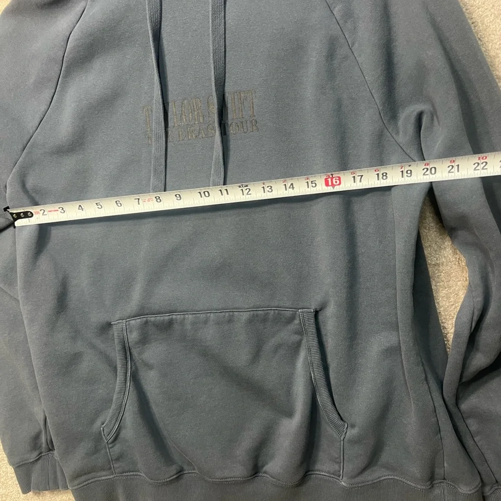 Taylor‎ Swift Blue Hoodie with Front Text and Drawstrings - Picture 5 of 6